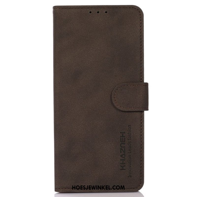 Folio-hoesje voor Samsung Galaxy M33 5G Imitatieleer Khazneh