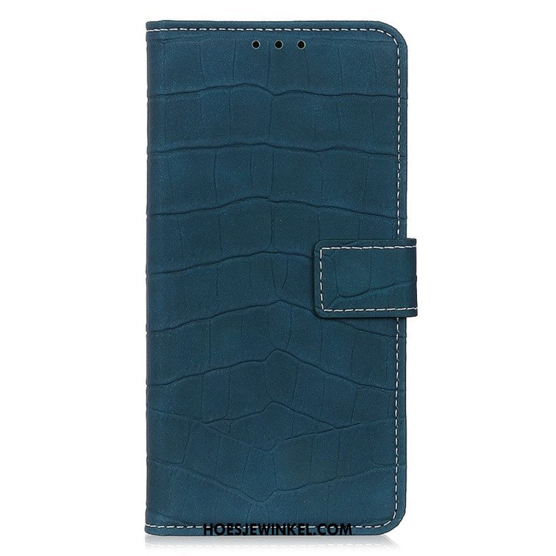 Folio-hoesje voor Samsung Galaxy M33 5G Krokodillenhuid-effect