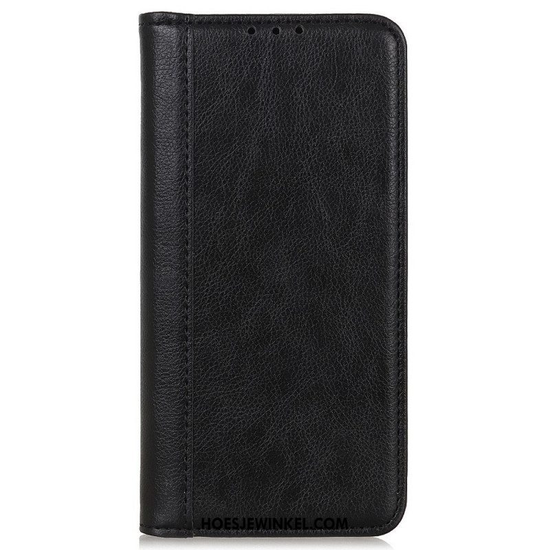 Folio-hoesje voor Samsung Galaxy M33 5G Litchi Splitleer