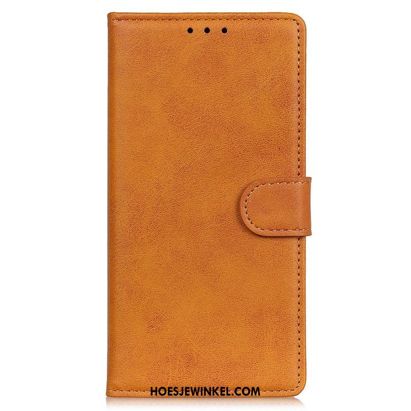 Folio-hoesje voor Samsung Galaxy M33 5G Mat Kunstleer