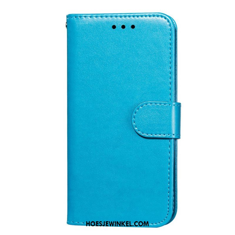 Folio-hoesje voor Samsung Galaxy M52 5G Dik Leer