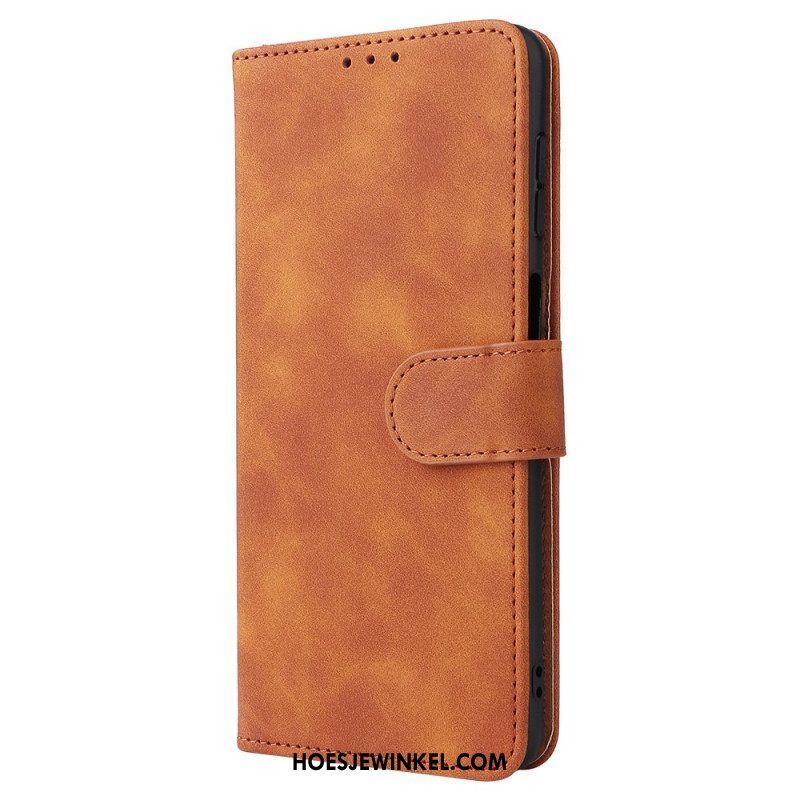 Folio-hoesje voor Samsung Galaxy M52 5G Gescreend Leer