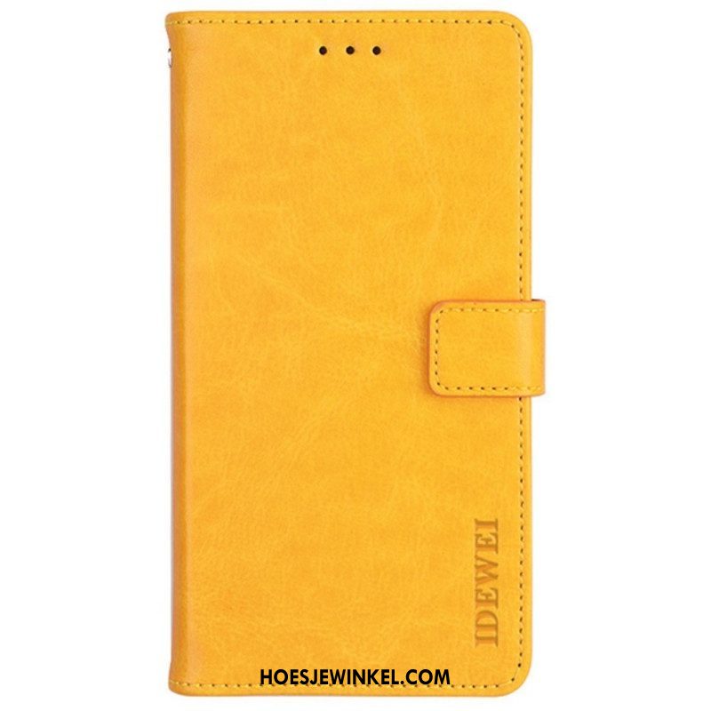 Folio-hoesje voor Samsung Galaxy M52 5G Imitatieleer Idewei