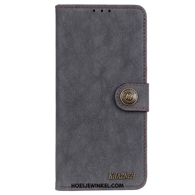 Folio-hoesje voor Samsung Galaxy M52 5G Khazneh Retro Splitleer