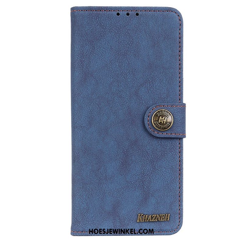 Folio-hoesje voor Samsung Galaxy M52 5G Khazneh Retro Splitleer