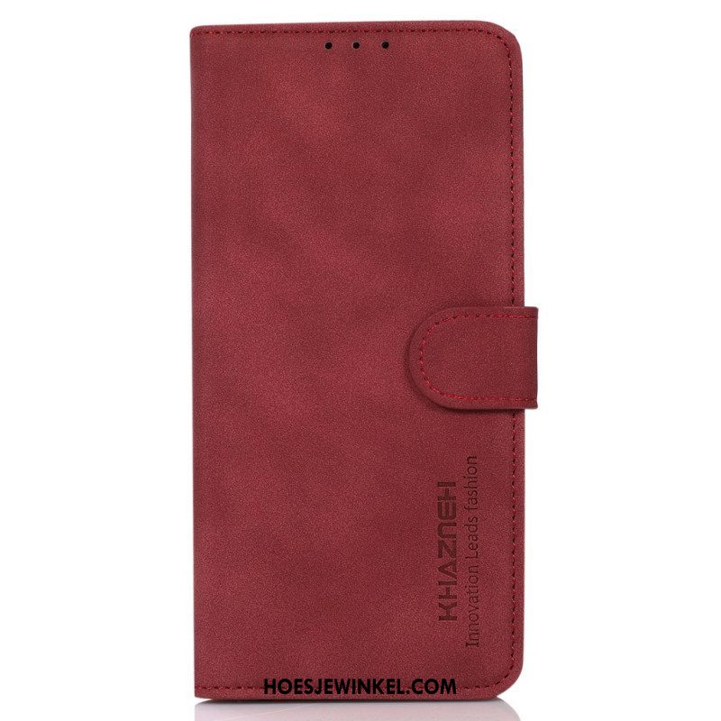 Folio-hoesje voor Samsung Galaxy M52 5G Khazneh Vintage Leereffect