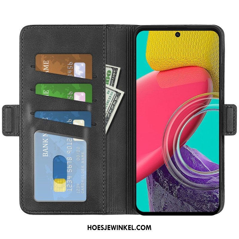 Folio-hoesje voor Samsung Galaxy M53 5G Flip Case Dubbele Klep