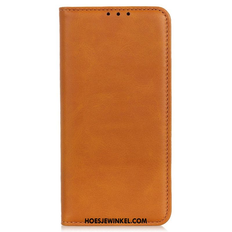 Folio-hoesje voor Samsung Galaxy M53 5G Gespleten Leer