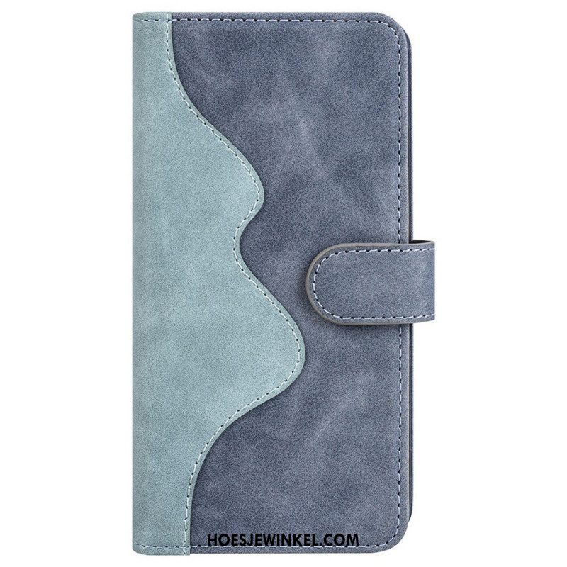 Folio-hoesje voor Samsung Galaxy M53 5G Golf Lederen Stijl