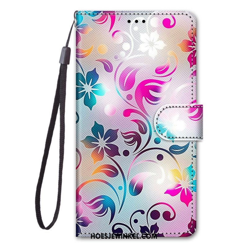 Folio-hoesje voor Samsung Galaxy M53 5G Grafisch Met Lanyard