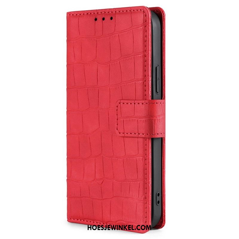 Folio-hoesje voor Samsung Galaxy M53 5G Krokodillenhuidstijl