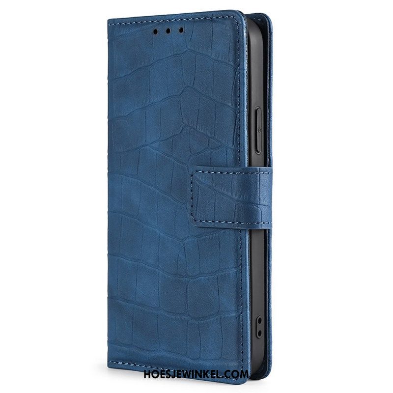 Folio-hoesje voor Samsung Galaxy M53 5G Krokodillenhuidstijl