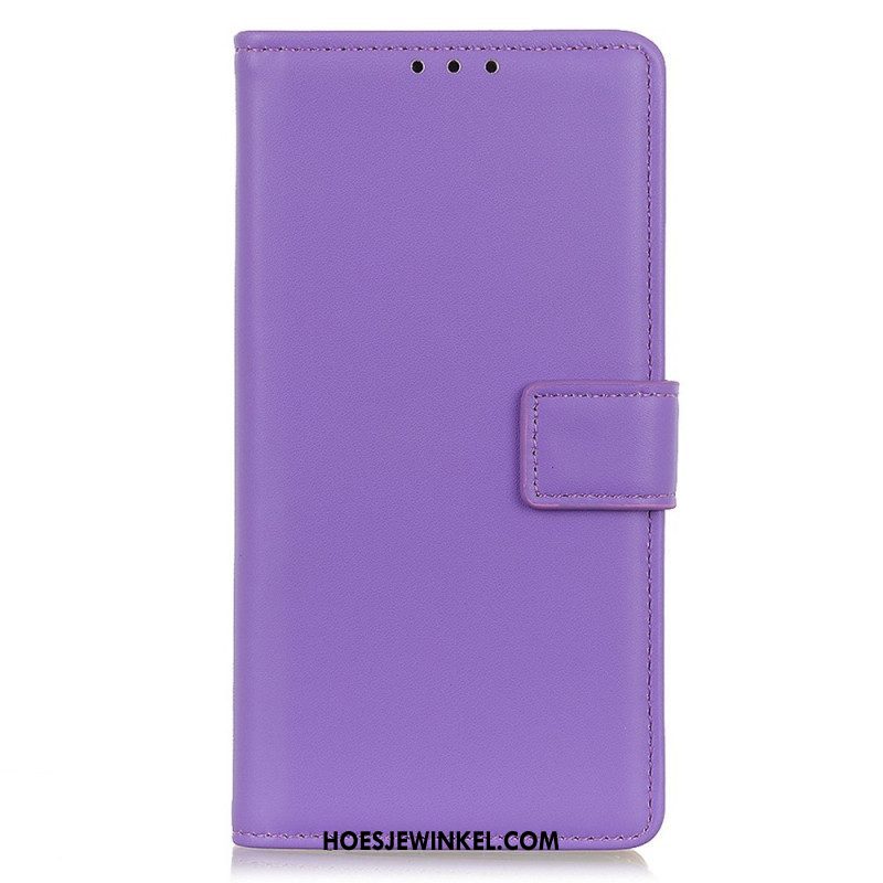 Folio-hoesje voor Samsung Galaxy M53 5G Leren Styling