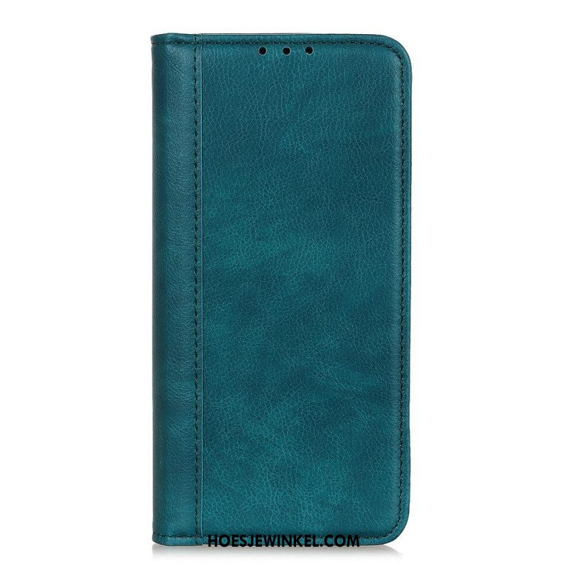 Folio-hoesje voor Samsung Galaxy M53 5G Litchi Splitleer