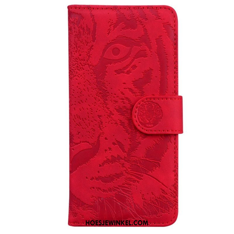 Folio-hoesje voor Samsung Galaxy M53 5G Tijger Print