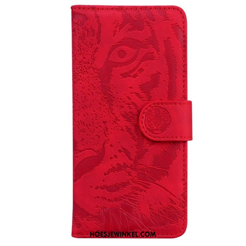 Folio-hoesje voor Samsung Galaxy M53 5G Tijger Print