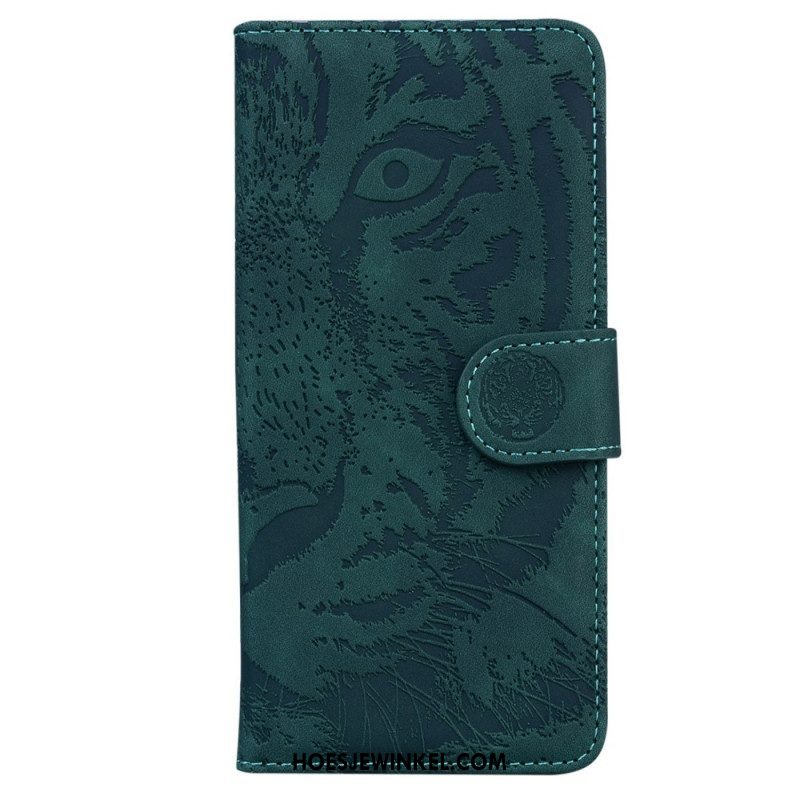 Folio-hoesje voor Samsung Galaxy M53 5G Tijger Print