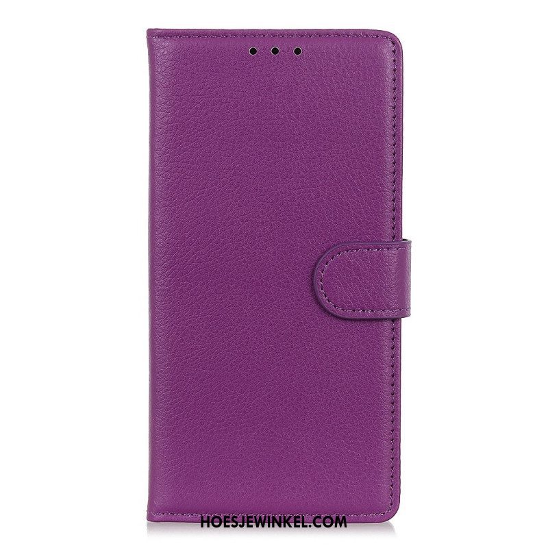 Folio-hoesje voor Samsung Galaxy M53 5G Traditioneel Kunstleer