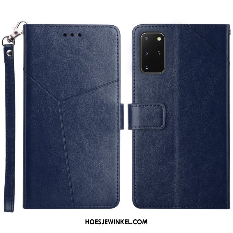 Folio-hoesje voor Samsung Galaxy S20 Plus / S20 Plus 5G Stijl Leer Geo Y Design