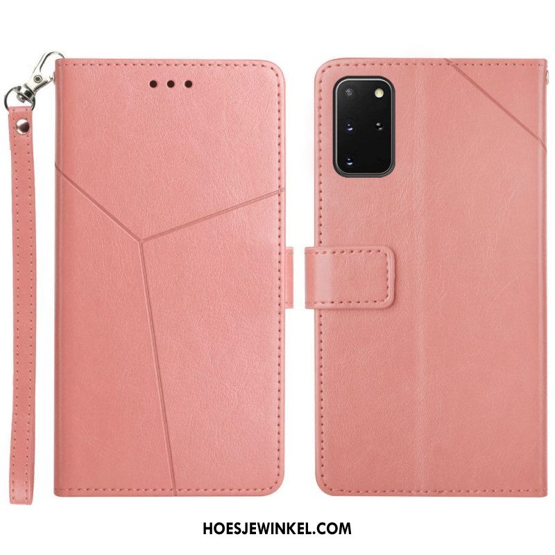 Folio-hoesje voor Samsung Galaxy S20 Plus / S20 Plus 5G Stijl Leer Geo Y Design