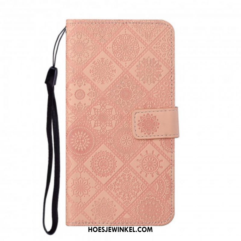 Folio-hoesje voor Samsung Galaxy S21 5G Tapijt Patroon