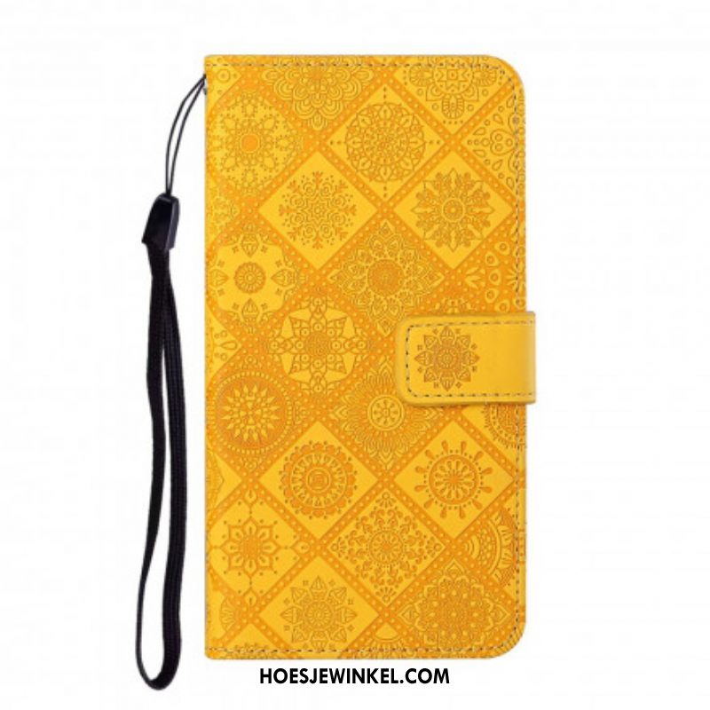 Folio-hoesje voor Samsung Galaxy S21 5G Tapijt Patroon