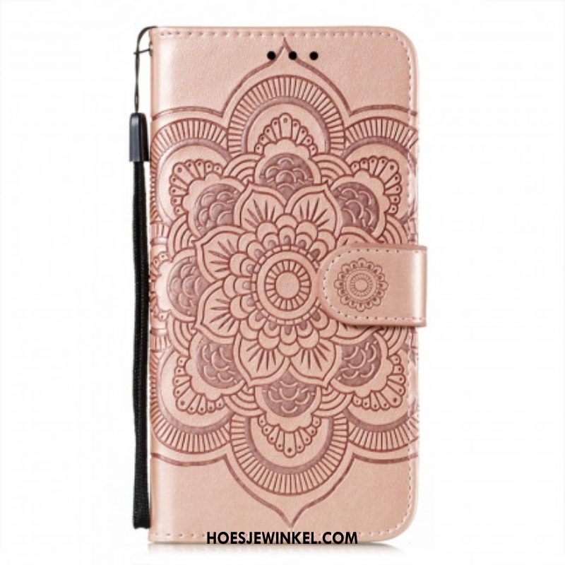 Folio-hoesje voor Samsung Galaxy S21 5G Volledige Mandala