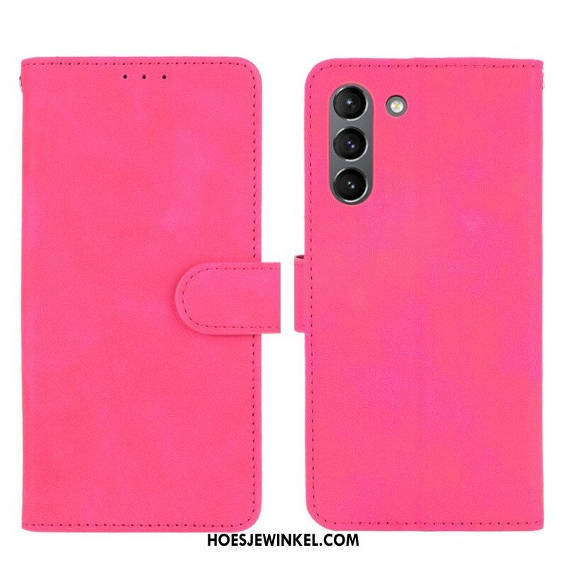 Folio-hoesje voor Samsung Galaxy S21 FE Aanraking Van De Huid