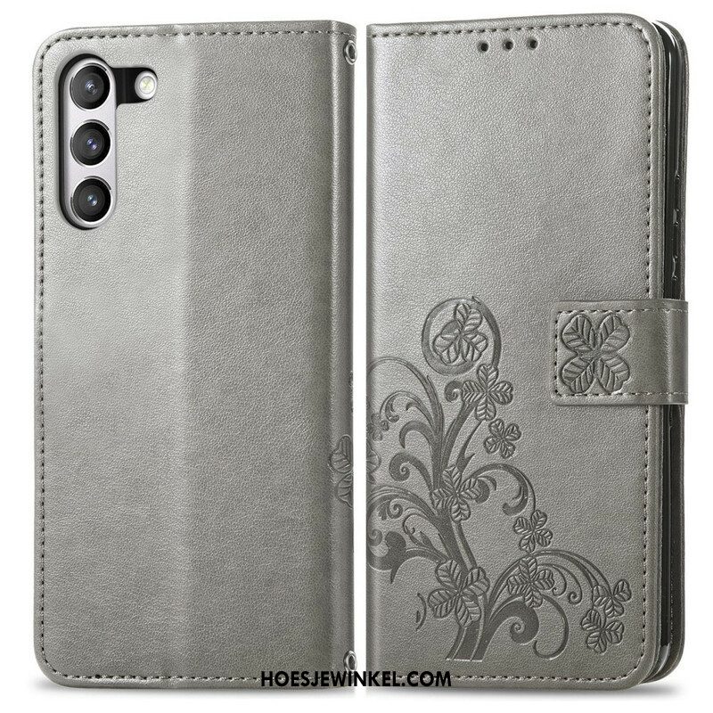 Folio-hoesje voor Samsung Galaxy S21 FE Abstracte Bloemen