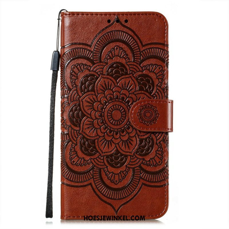 Folio-hoesje voor Samsung Galaxy S21 FE Volledige Mandala