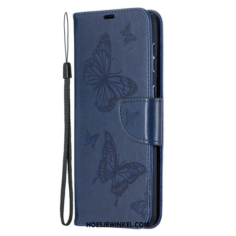 Folio-hoesje voor Samsung Galaxy S21 Plus 5G Flip Case Vlinders En Schuine Klep