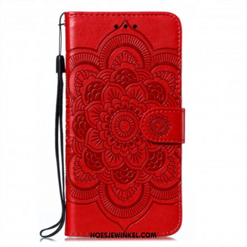 Folio-hoesje voor Samsung Galaxy S21 Ultra 5G Volledige Mandala