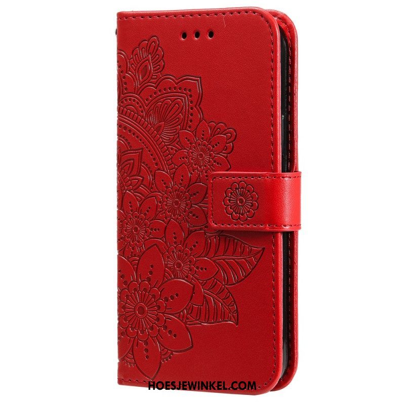 Folio-hoesje voor Samsung Galaxy S22 5G Bloemmandala