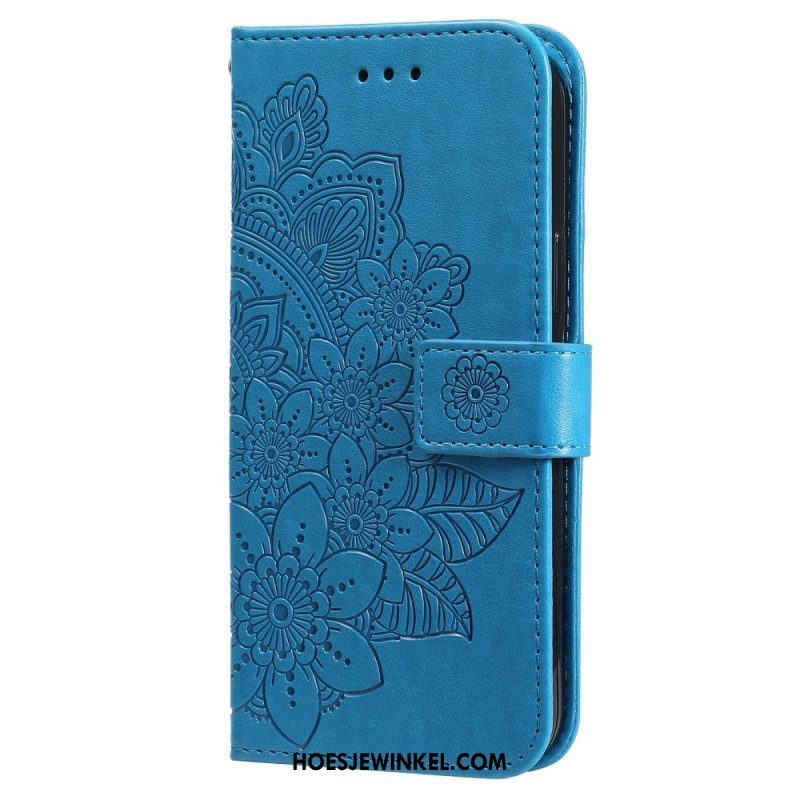 Folio-hoesje voor Samsung Galaxy S22 5G Bloemmandala