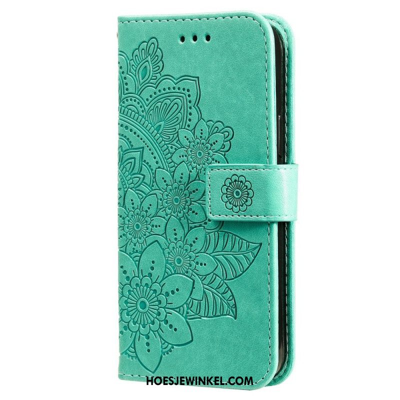 Folio-hoesje voor Samsung Galaxy S22 5G Bloemmandala