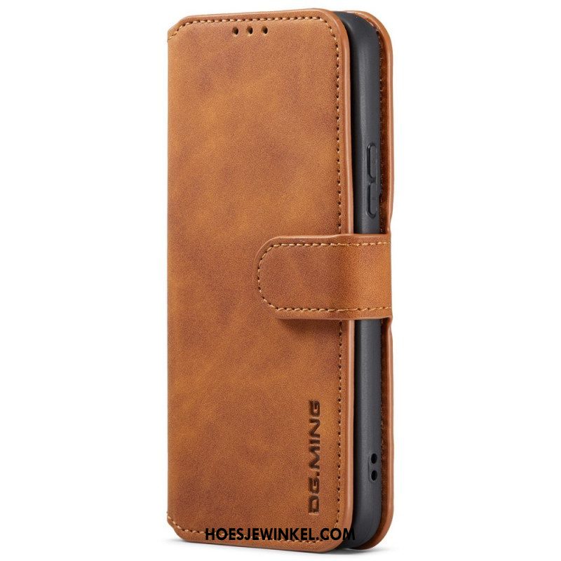 Folio-hoesje voor Samsung Galaxy S22 5G Dg.ming Retro