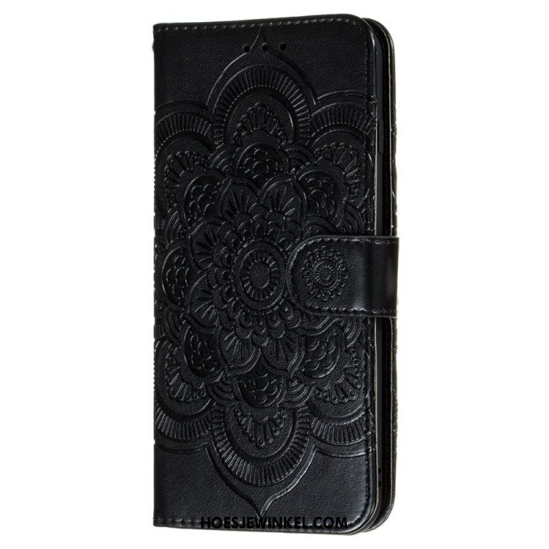 Folio-hoesje voor Samsung Galaxy S22 Ultra 5G Volledige Mandala