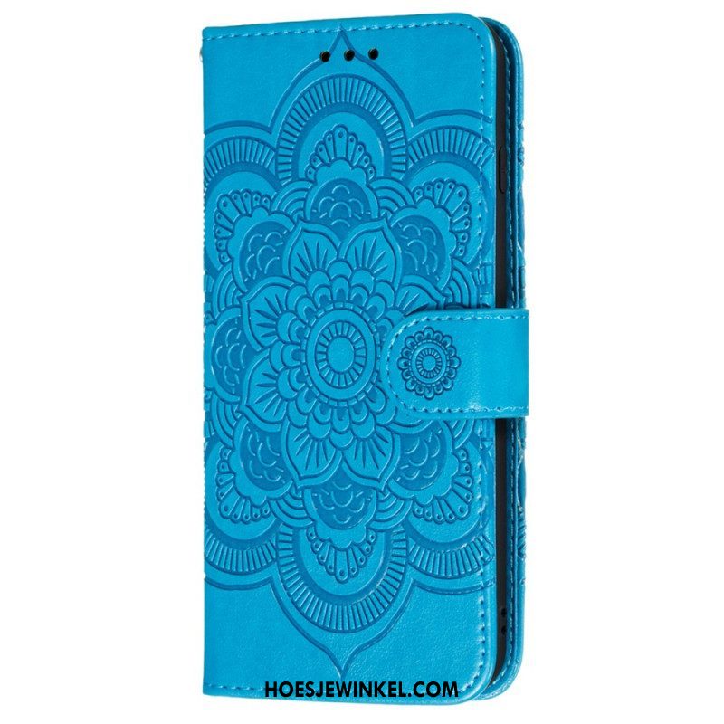 Folio-hoesje voor Samsung Galaxy S22 Ultra 5G Volledige Mandala