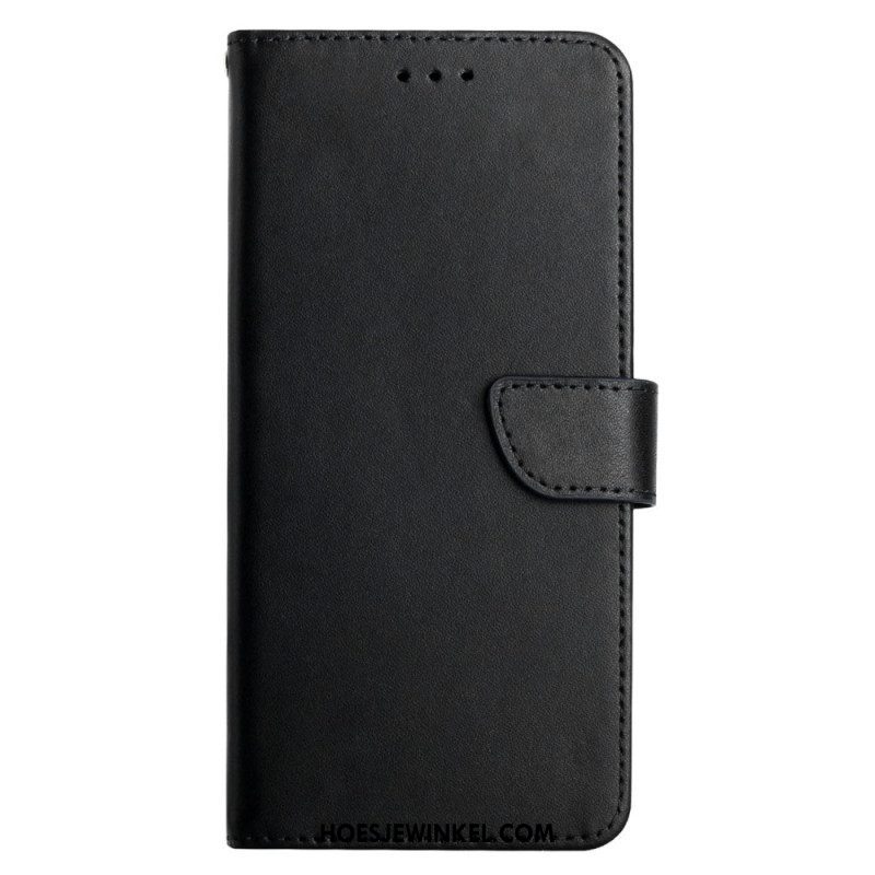 Folio-hoesje voor Samsung Galaxy S23 5G Echt Nappaleer