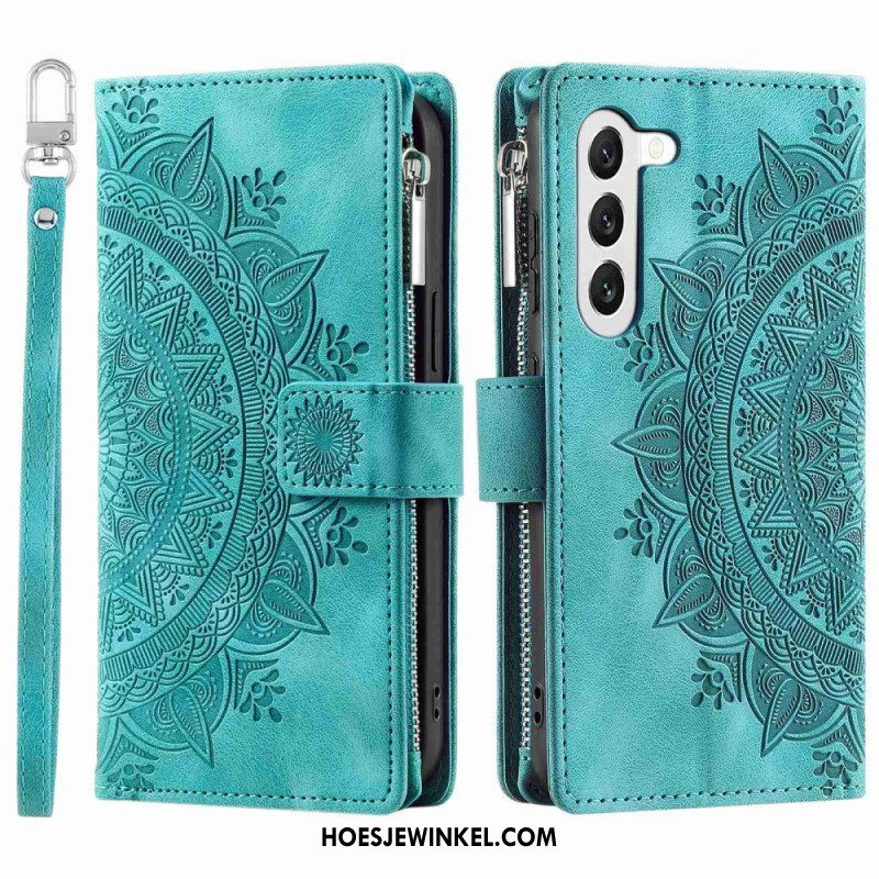 Folio-hoesje voor Samsung Galaxy S23 5G Multifunctionele Mandala