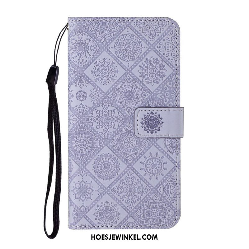 Folio-hoesje voor Samsung Galaxy S23 5G Tapijt Patroon