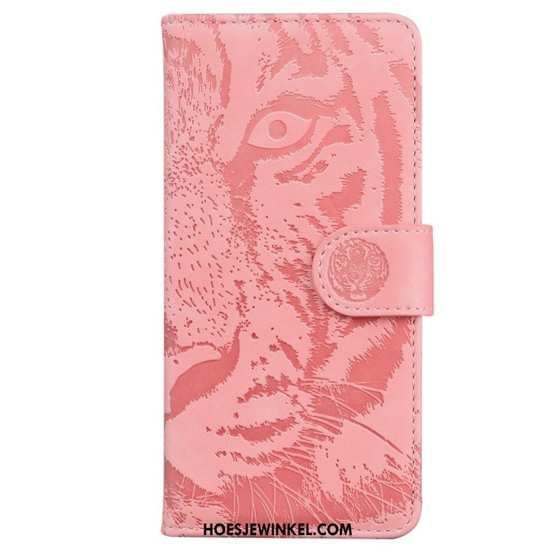 Folio-hoesje voor Samsung Galaxy S23 5G Tijger Voetafdruk