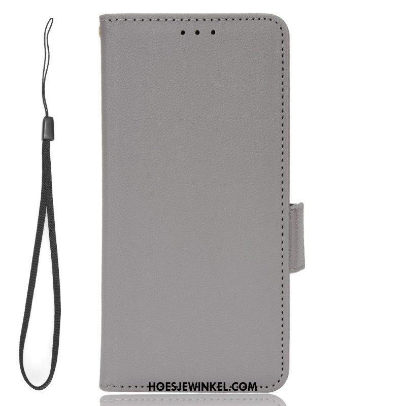 Folio-hoesje voor Samsung Galaxy S23 5G Ultradunne Dubbele Sluiting