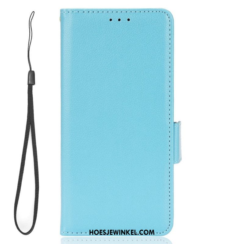 Folio-hoesje voor Samsung Galaxy S23 5G Ultradunne Dubbele Sluiting