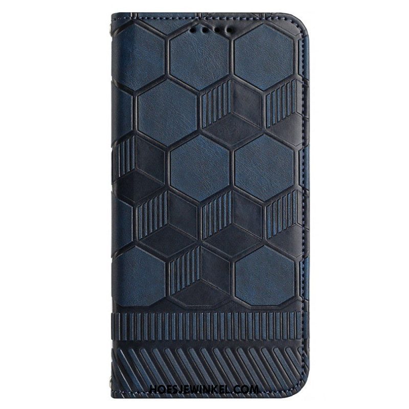 Folio-hoesje voor Samsung Galaxy S23 5G Voetbal Bal Patroon