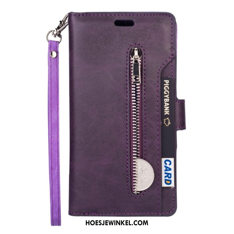 Folio-hoesje voor Samsung Galaxy S23 Plus 5G Met Ketting Lanyard Portemonnee