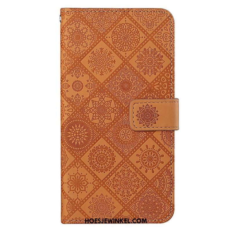 Folio-hoesje voor Samsung Galaxy S23 Plus 5G Tapijt Patroon