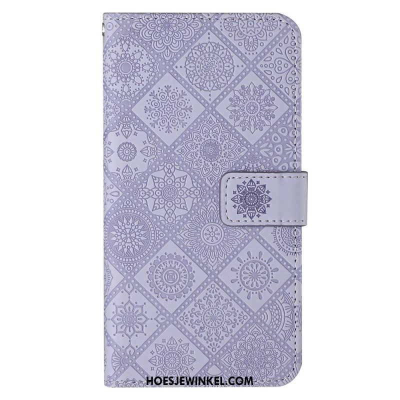 Folio-hoesje voor Samsung Galaxy S23 Plus 5G Tapijt Patroon