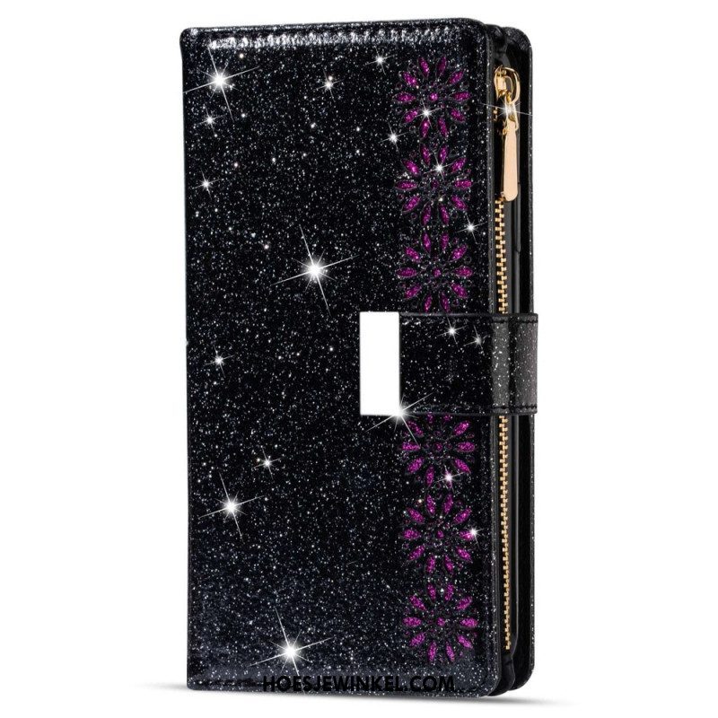 Folio-hoesje voor Samsung Galaxy S23 Ultra 5G Portemonnee Portemonnee Met Pailletten