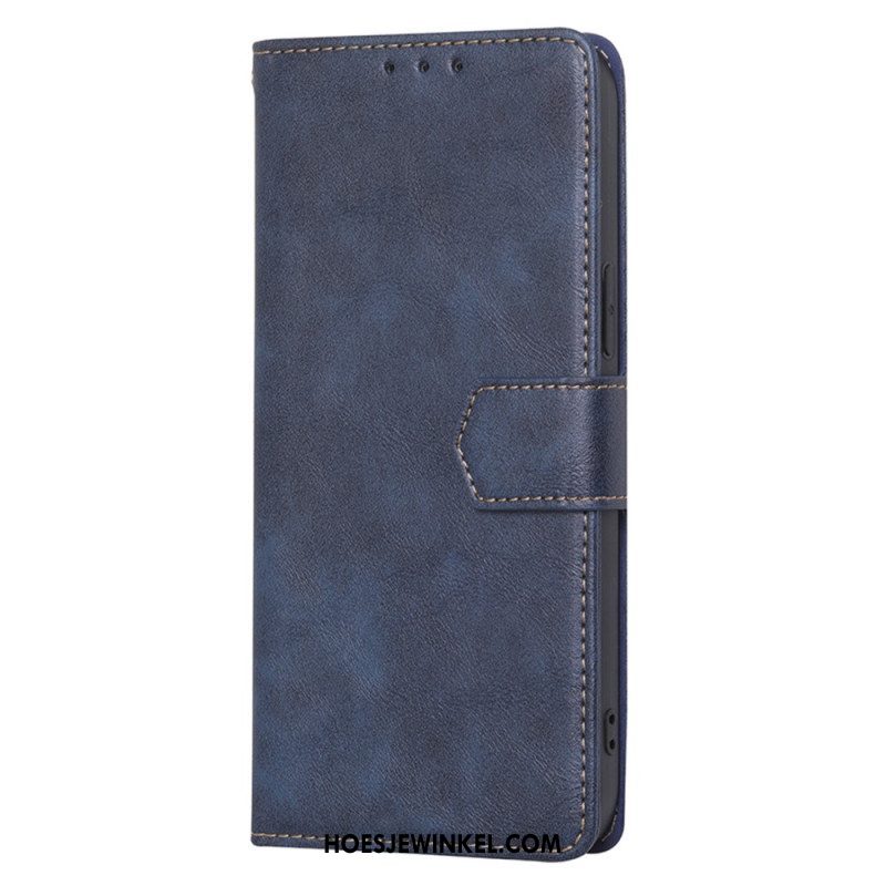 Folio-hoesje voor Samsung Galaxy S23 Ultra 5G Rfid In Vintage Lederen Stijl